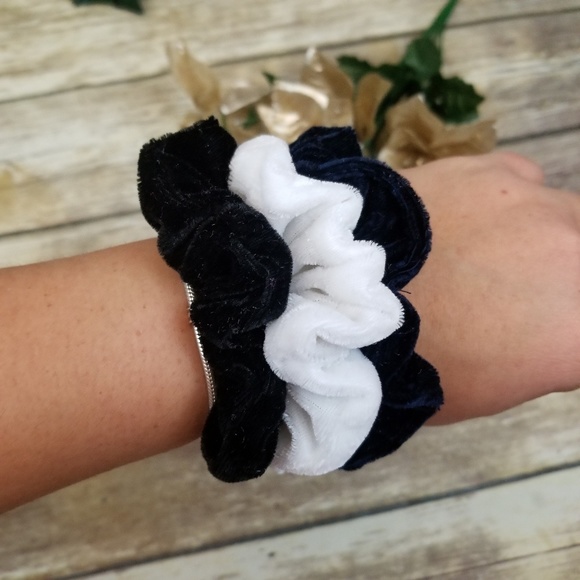 Brandy Melville Accessories - Brandy Melville Photo + 3pc Velvet Black Scrunchie